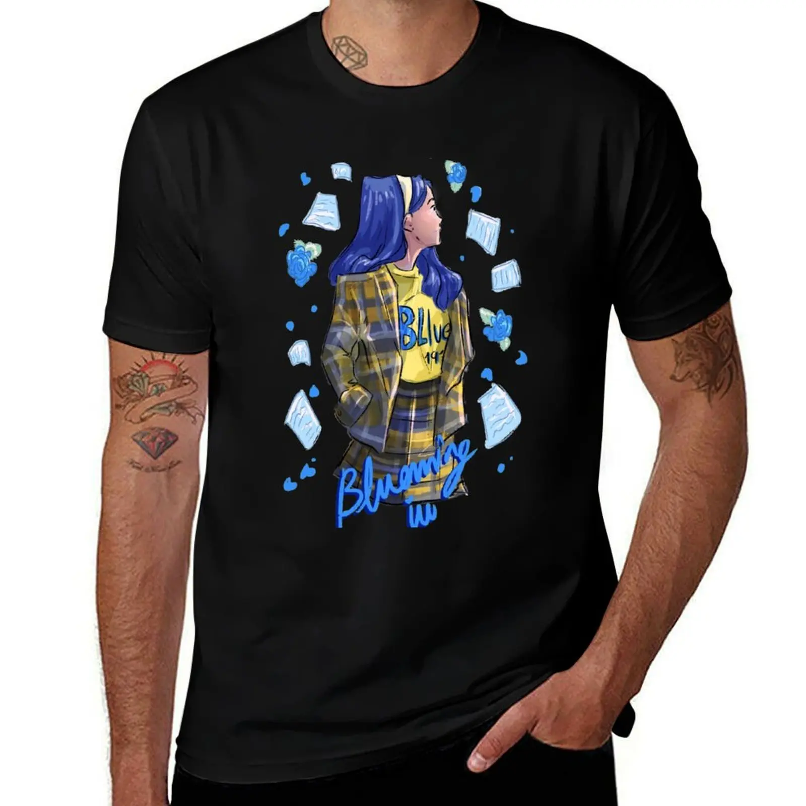 T-Shirt Blueming IU Con Stampe-image