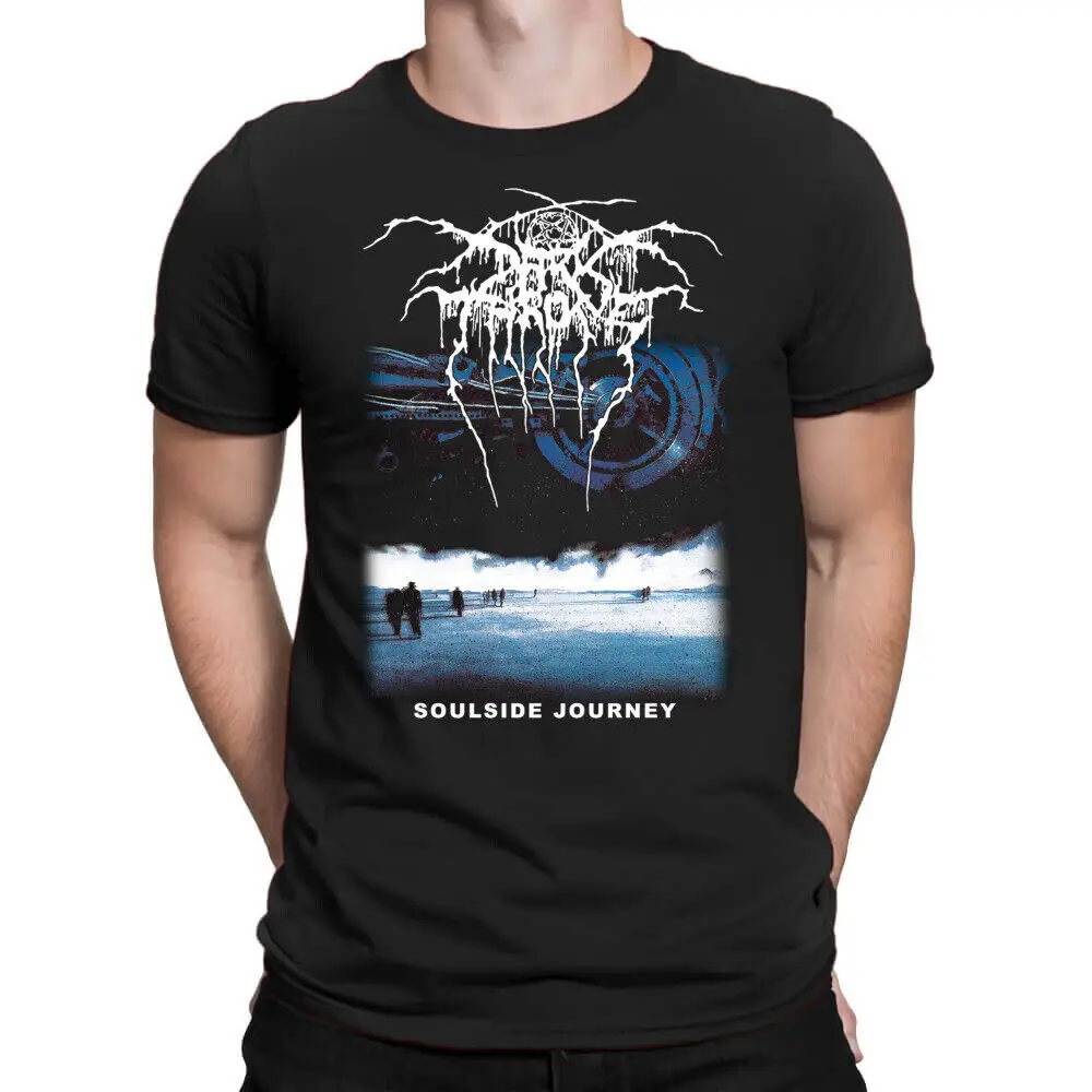 Soulside Journey Darkthrone Old School Norwegian Pic Music T-Shirt Unisex T-shirts For Man Woman Short Summer Tees Casual Cotton