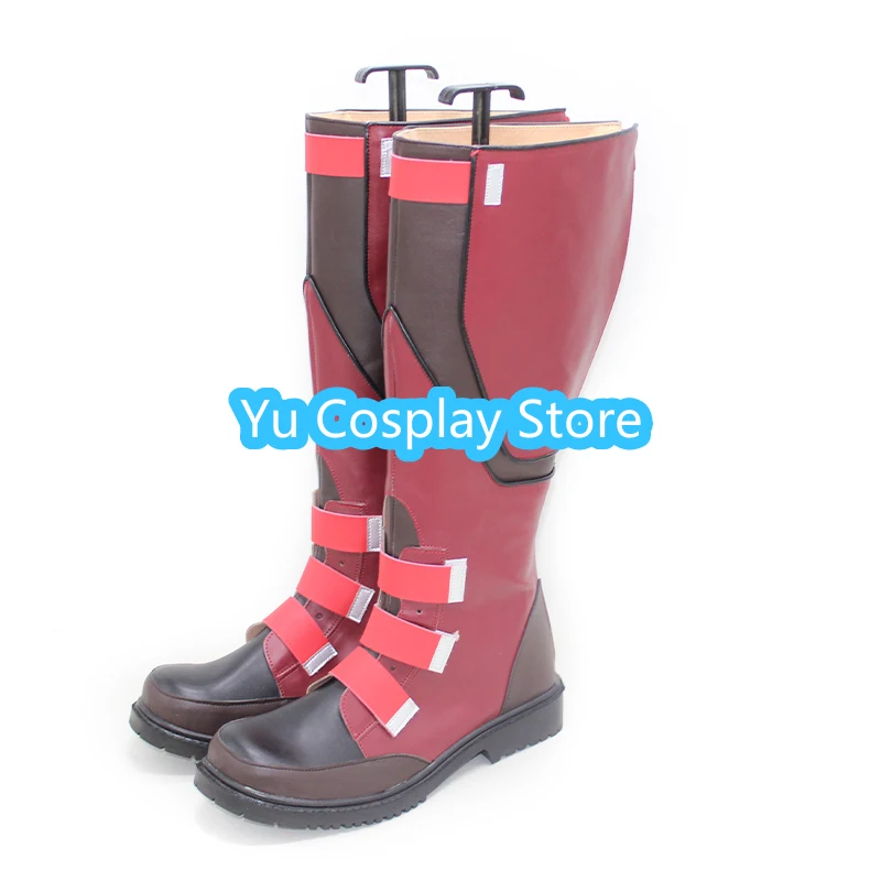 Superhero Captain Cosplay Shoes Halloween Carnival Boots Anime PU Leather Shoes Custom Made