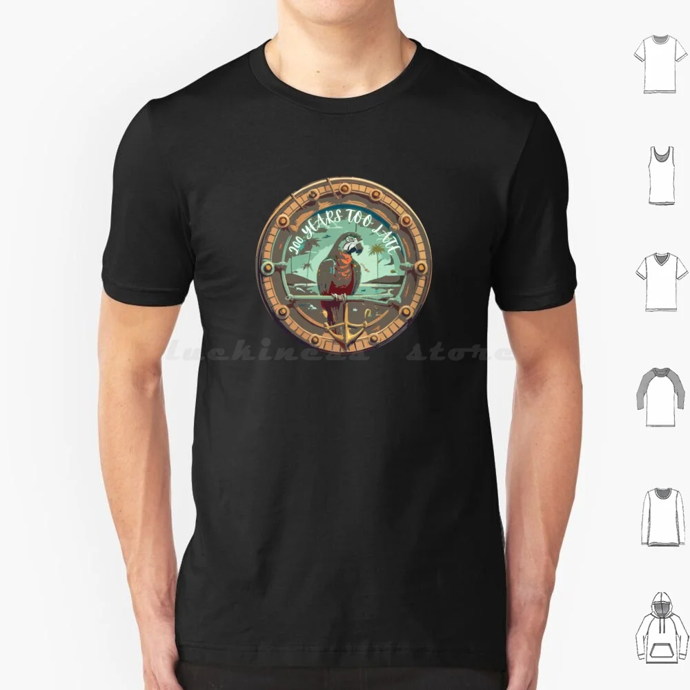 A Pirate's Life T Shirt Cotton Men Women DIY Print Parrothead Buffett Shark Tropical Volcano Parrot Margaritaville Beach