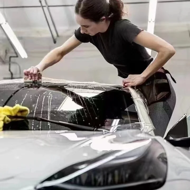 

Carbins PPF TPU Film Roll HD Clear 6.5Mil Self Healing Anti-Scratch TPU Car Windshield Protective Film 5+Years Warranty