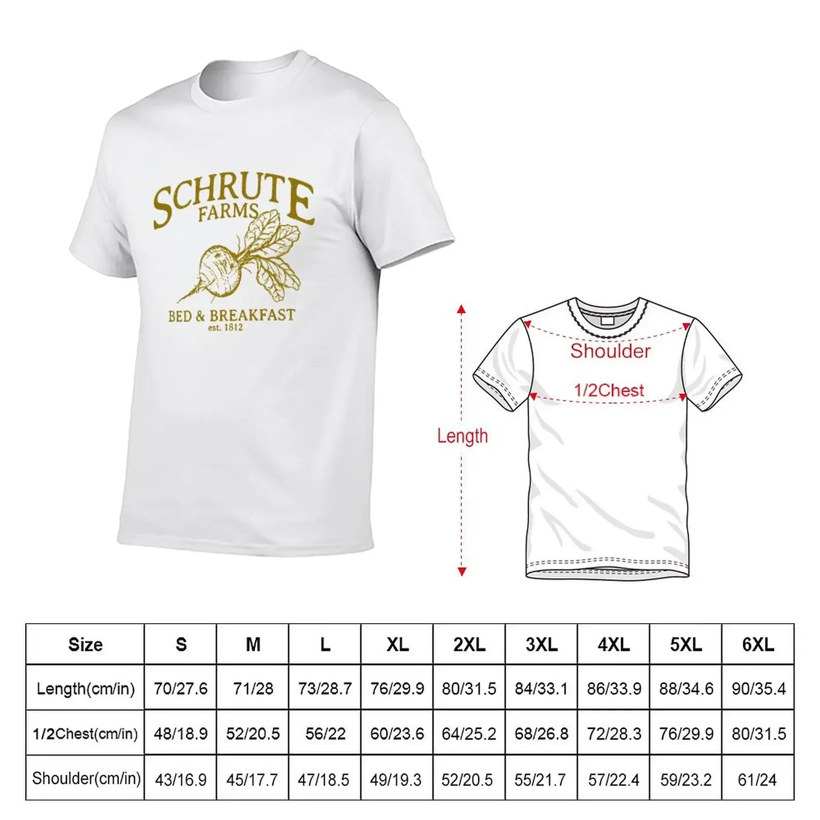 The Office Schrute Farms T-Shirt essential t shirt designer shirts vintage graphic tee anime shirts men