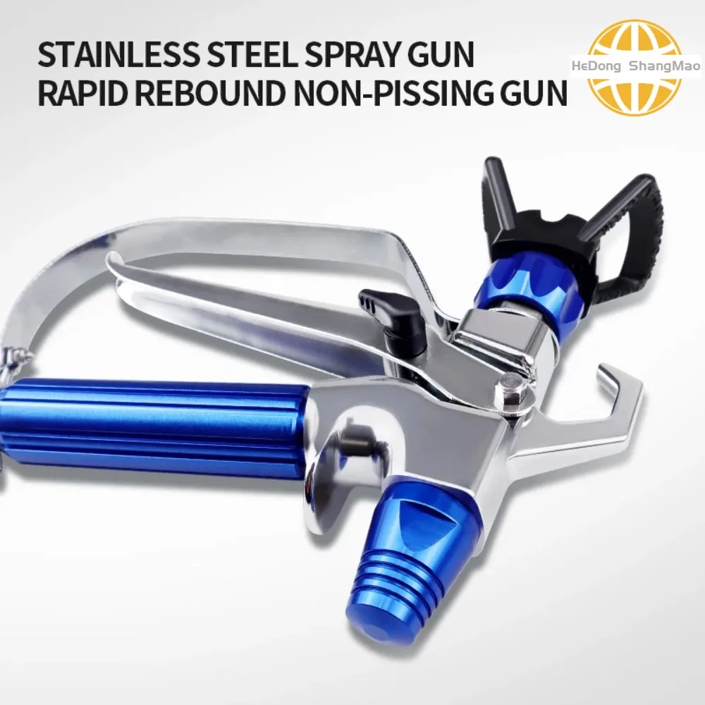 Airless Paint Spraying Gun with Nozzle Guard，5 Airless Paint Sprayer Gun Filter and 5 Spray Tips for Airless Paint Sprayers