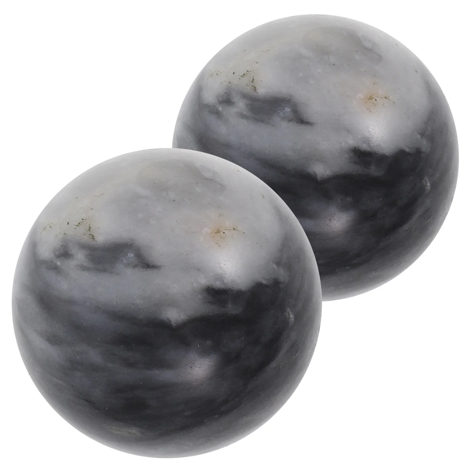 

Jade Massage Set 2pcs Fitness Yoga Hand Exercise Hot Black