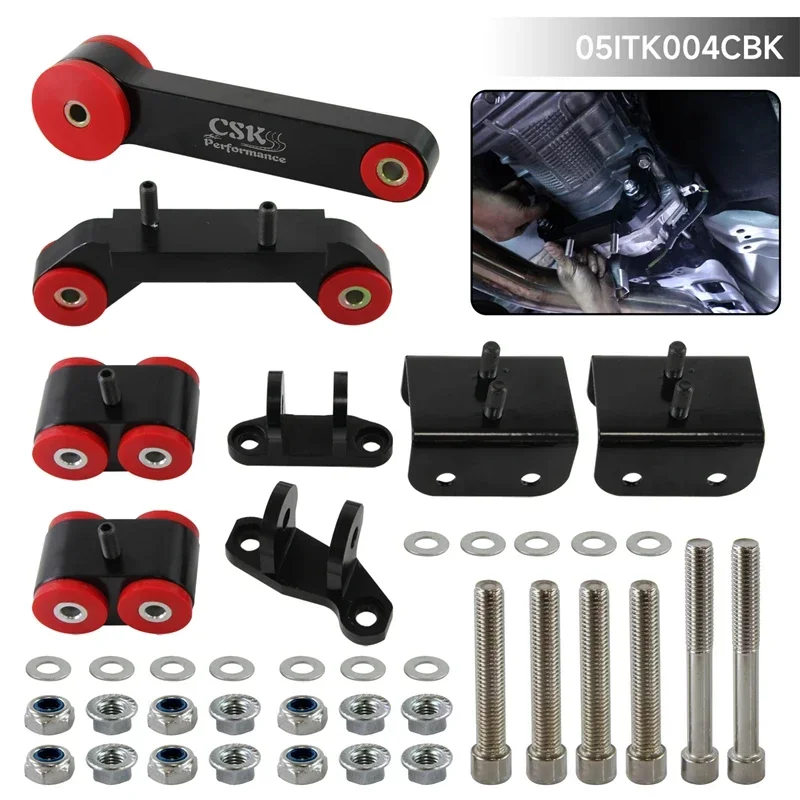 

Black Motor Engine Transmission Mount For 04-12 Subaru WRX /STI 93-12 Impreza 05-11 Legacy 04-13 Forester