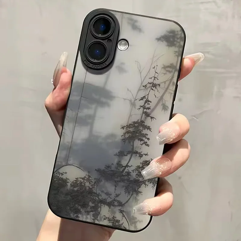Phone Case for Samsung Galaxy A56 A55 A15 A16 A36 S26 S25 Ultra S24 FE S23 S22 Plus Beautiful Feng Shui Painting Pattern Cover