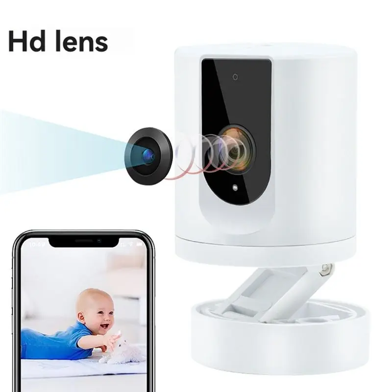 1080P Security Camera Indoor, Pet Camera With Ease Life APP, Foldable Baby Camera For Home Security view 5