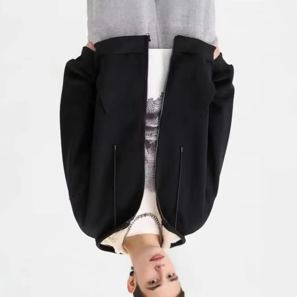2025 Fleece Thickened Hoodies Autumn and Winter Lamb Fleece Coat Heavy Weight Plush Thickened Men's Sweatshirt Hooded Cardigan
