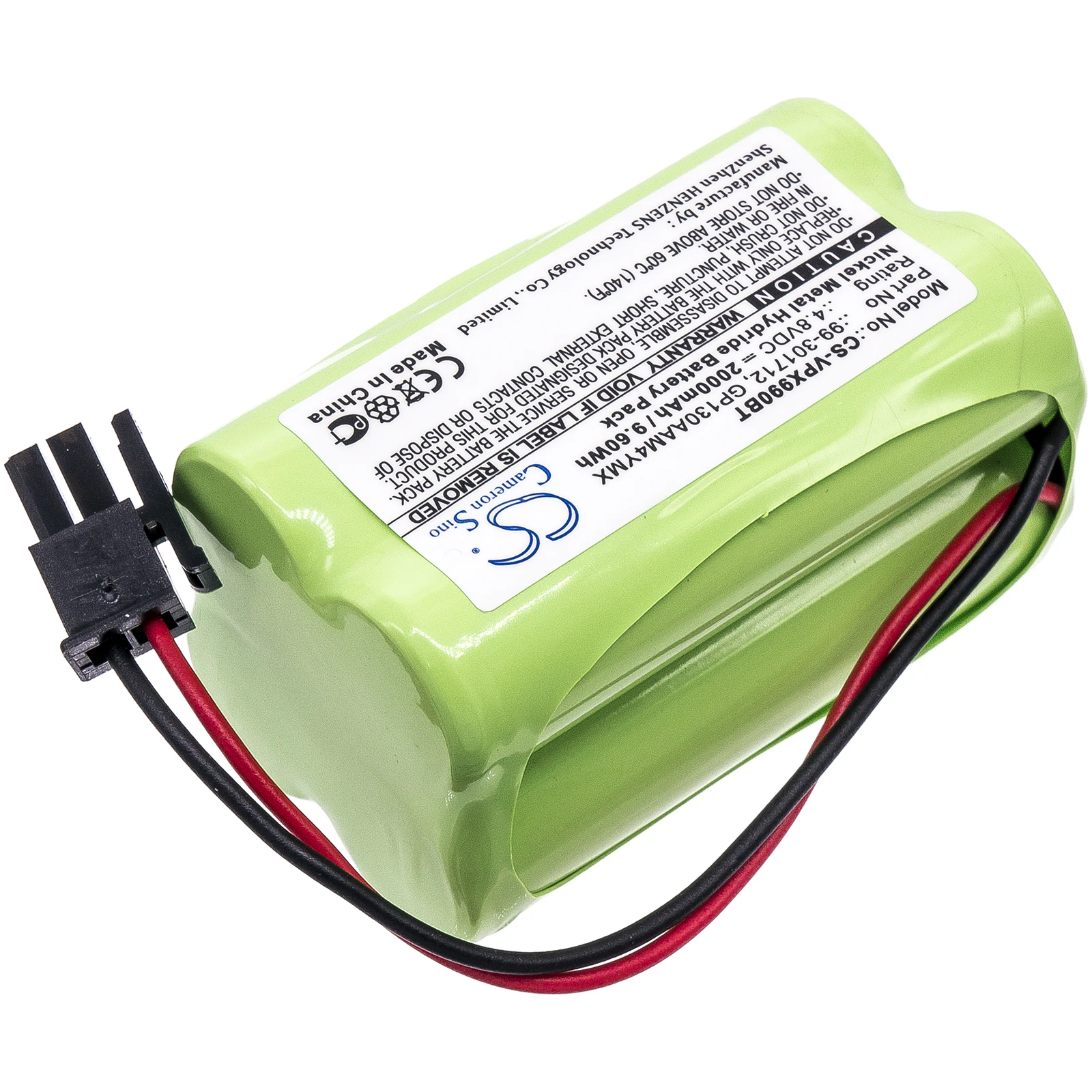 Emergency Lighting Battery For PowerMaxExpress Alarm Control Panel  PowerMax 99-301712 Control Panel 2000mAh / 9.60Wh 4.80V