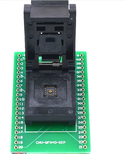 QFN40 burner socket aging test socket QFN5X5-40L/0.4mmIC chip burning programming base fixture