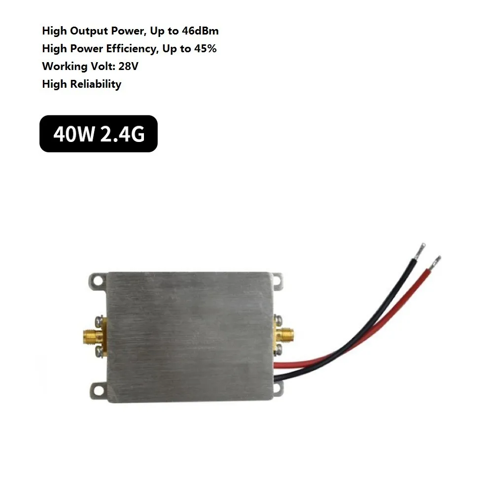 Wzmacniacz Wifi 20W/40W 2.4Ghz 2400-2500MHz moduł wzmacniacza mocy źródło sygnału zakres routera rozszerzający się Repeater 43/46dbm