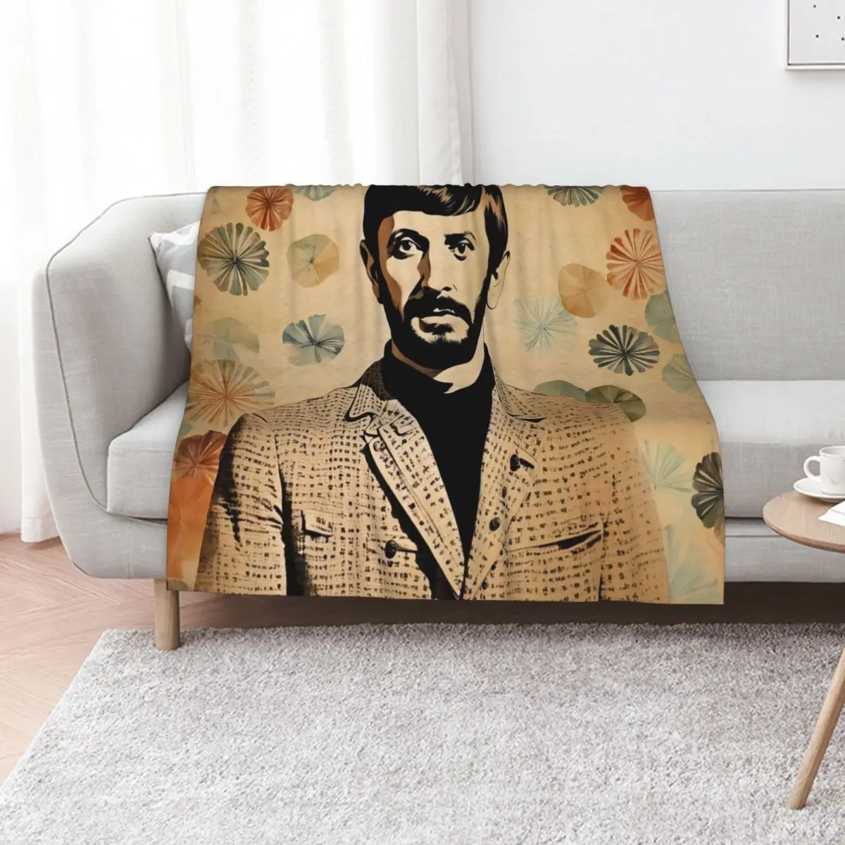 Ringo Starr Throw Blanket Vintage Shaggy Travel Decorative Beds Sleeping Bag Sofas Blankets