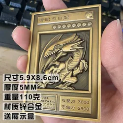 Diy Self Made Yu-Gi-Oh! Dark Magician Blue-Eyes White Dragon Gold Card Collection Card Anime Game Collection Card Gift Toy