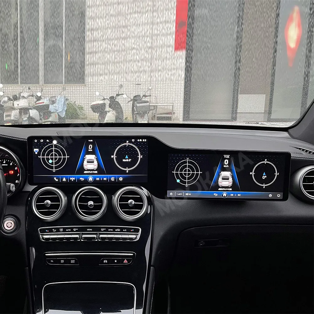 For Mercedes-Benz C-Class GLC 2015–2022 Android Car Radio Multimedia Video Carplay Autoradio Stereo GPS Navigation Head Unit