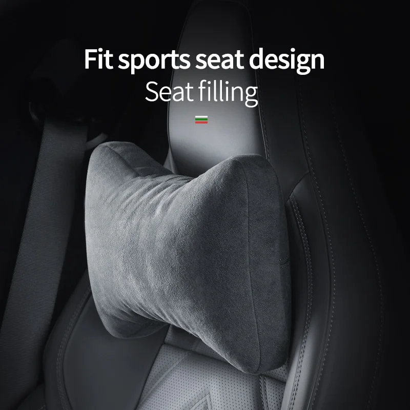 For Hyundai series Interior Accessories Car Neck Pillow Protective Lumbar Back Support Breathable Headrest Cushion Seat Pillow