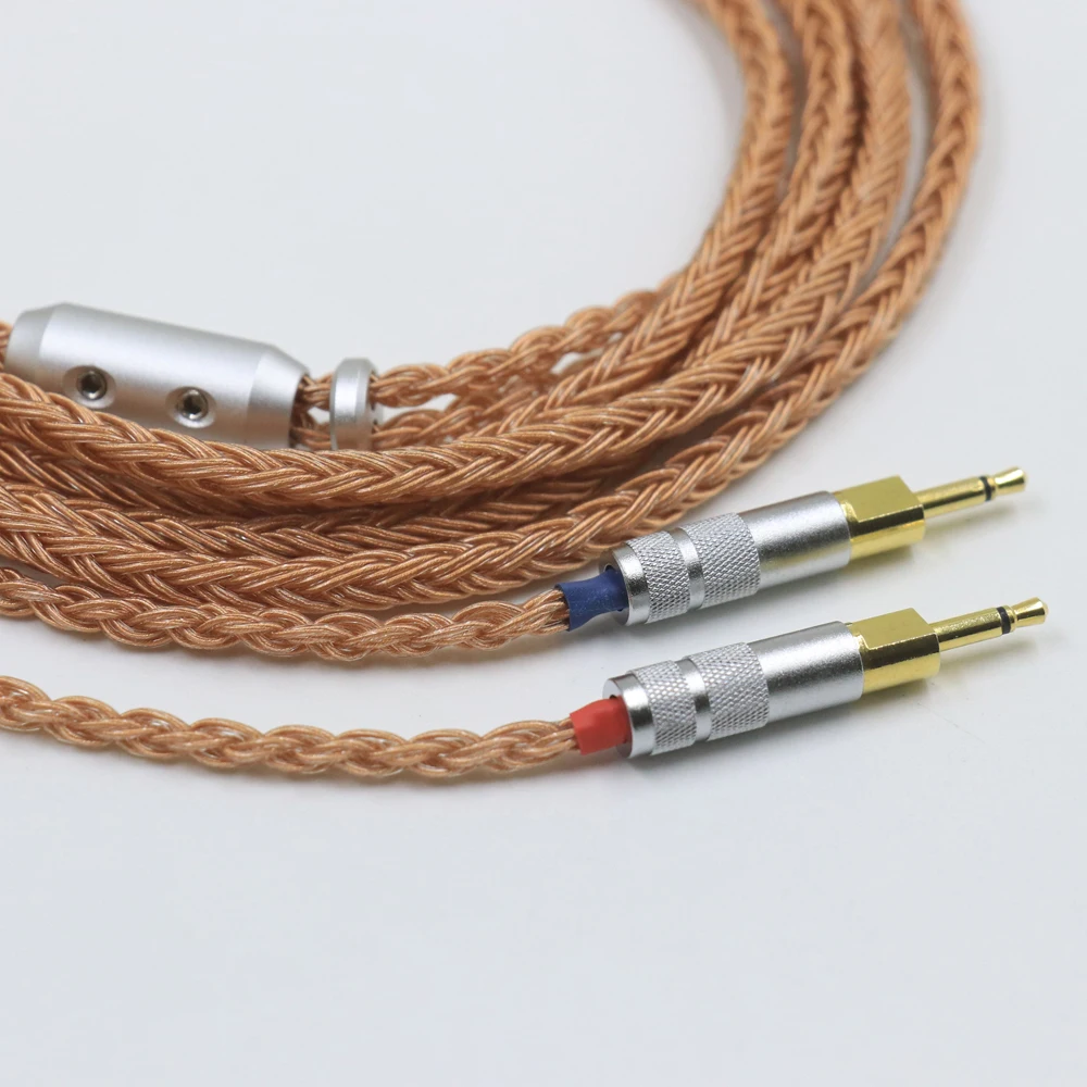 3.5 xlr 4.4オス-デュアル2.5mm 16コアヘッドフォンケーブル,HD 700用hifiケーブル,nheiser hd700 nw zx300