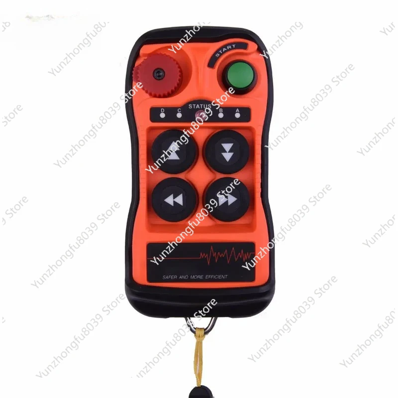Q400 4 buttons single speed Industrial Wireless Radio Crane Remote Control switches winches Hoist track Crane Lift Control