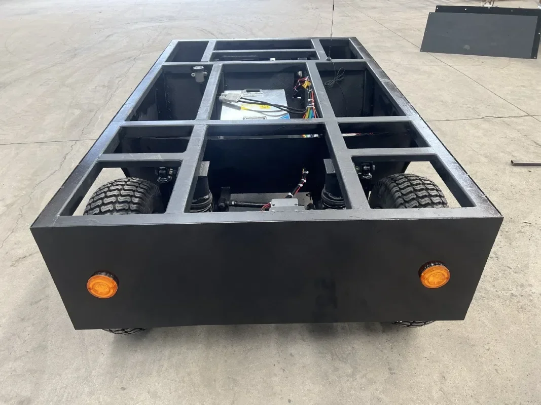 Cross-border Manufacturer Customized Wire-controlled Chassis Driverless Remote Control Electric Four-wheeler