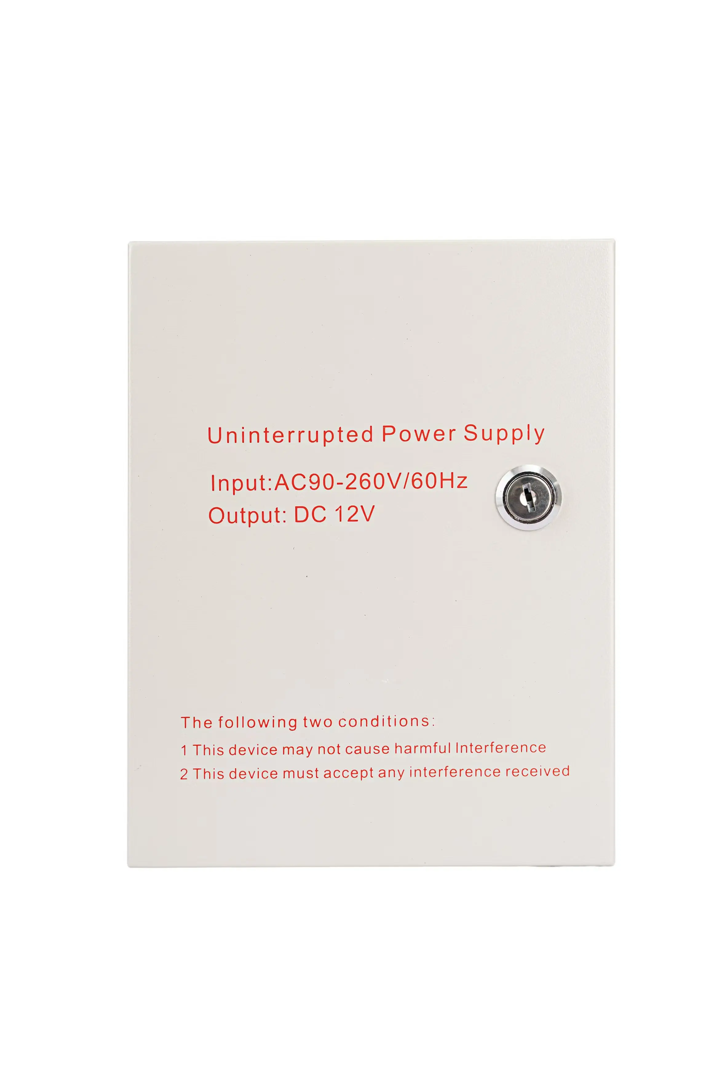 Metal Case Input Voltage AC100-240V 50Hz Access Control Power Supply to DC 12V 5A with Remote Control Input and Delay Adjustment
