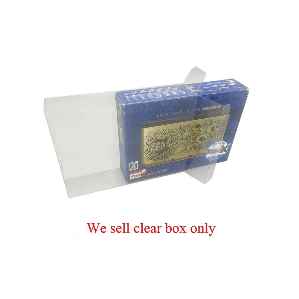 Transparent Display  case For  3DSLL  Japan version Limited Edition  Storage Box PET  plastic box