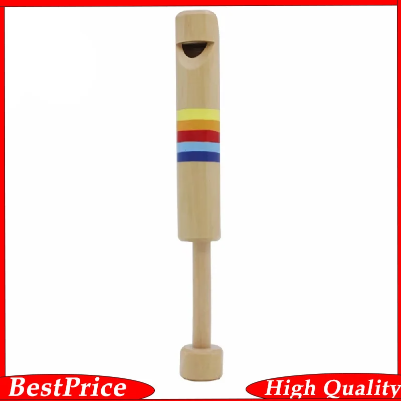 M MBAT Apitos de Madeira Diacrítico Deslizante Piccolo Bebê Instrumento Musical Brinquedo Assobiando Crianças Flauta Pequena Brinquedos Educativos