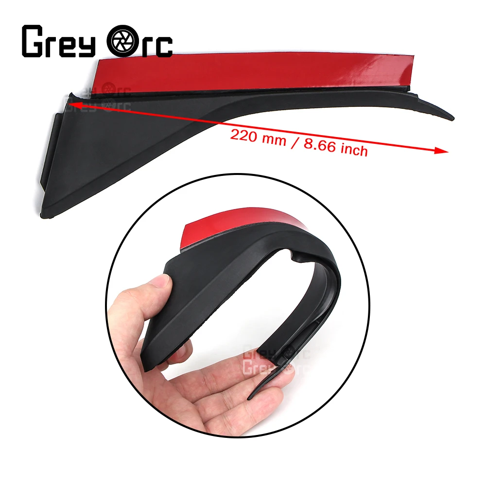For Honda CBR600RR F5 2007-2012 Non-slip Side Fuel Tank Stickers Waterproof Pad Rubber Sticker Edge Large Package Strip