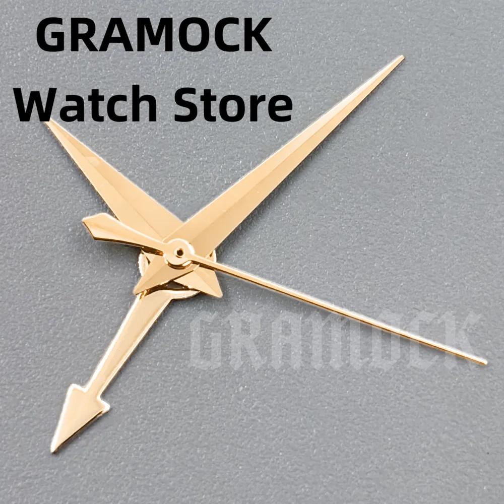 GRAMOCK NH34A 4R34 NH35 Gold Silver Rose Gold GMT Watch Pointers Fit NH34 NH35 Automatic Movement Watch Accessories Set Parts