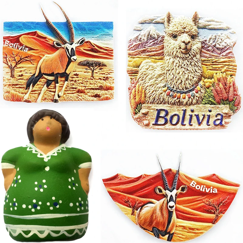 Bolivia Fridge Magnets Message Board Decorative South America Travel Souvenir Refrigerator Sticker Home Decor Gifts