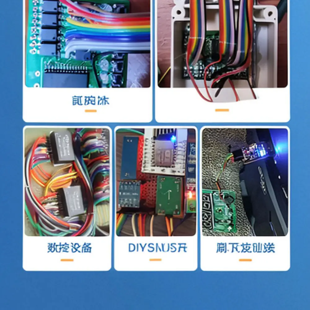 For For Risym Multicolor Dupont Wire 40P Ribbon Cable Connector Male To Male Female To Female Electronic Project Kit
