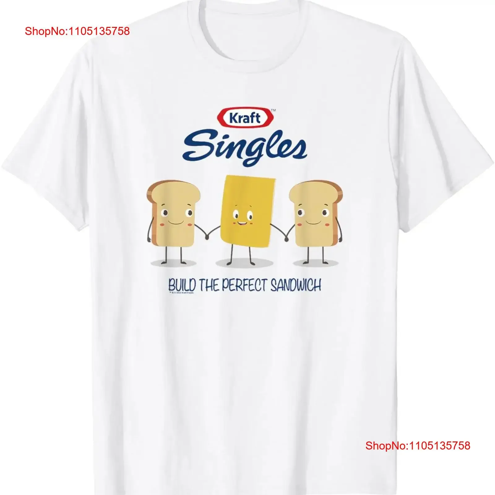 Heinz Kraft Singles Cheese Build The Perfect Sandwich Logo camiseta vintage lavada homme cómoda moda Unisex