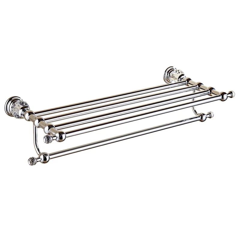 

European towel rack, crystal bathroom pendant set, bathroom hardware towel rack.