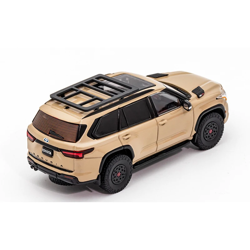 GCD 1:64 Scale Diecast Alloy Toyota Sequoia XK80 TRD Pro Toys Cars Model Classics Nostalgia Adult Gifts Souvenir Static Display