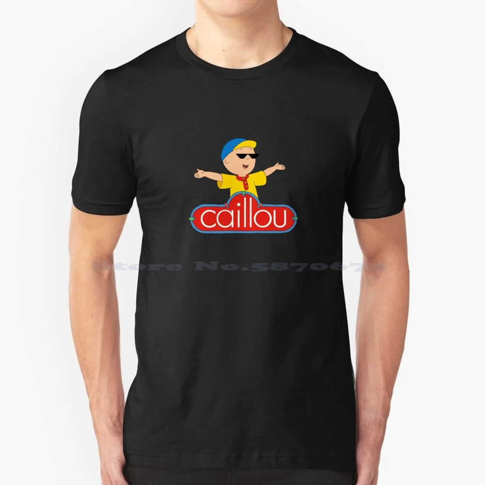 Gangster Caillou T Shirt 100% Cotton Tee Gangster Caillou Tv Show Pbs Kids Funny