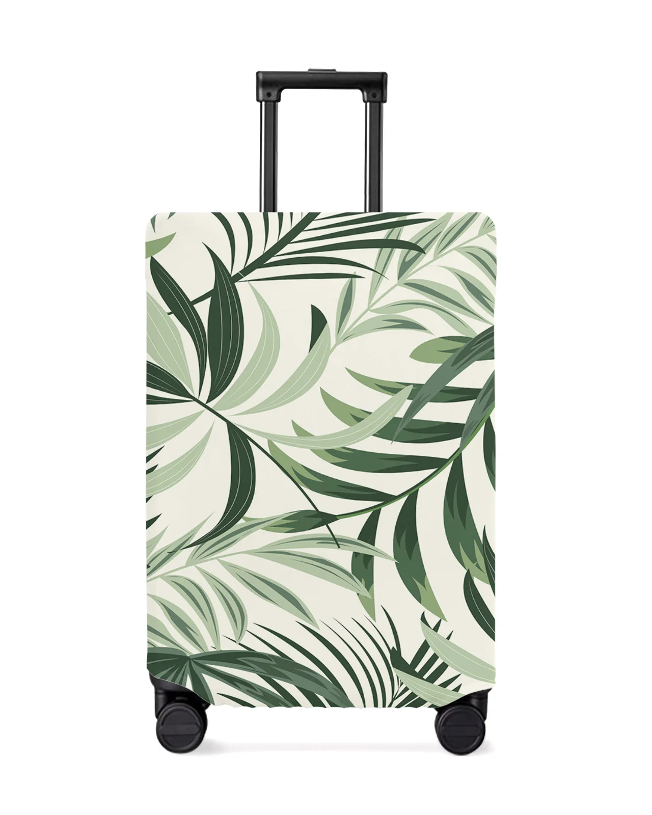 Tropical Plants Leaves Green Leaves Travel Luggage Protective Cover Travel Accessories Suitcase Elastic Dust Case Protect Sleeve