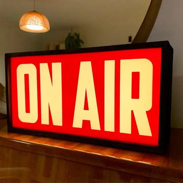 

Explosive Creative Geometric Rectangular Lighting LED Night Light Atmosphere ON AIR Decorative Lightbox