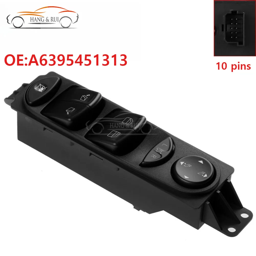 

6395451313 Electric Power Window Control Switch Button Car A6395451313 For Mercedes-Benz Viano Wieland W639 2006-2012