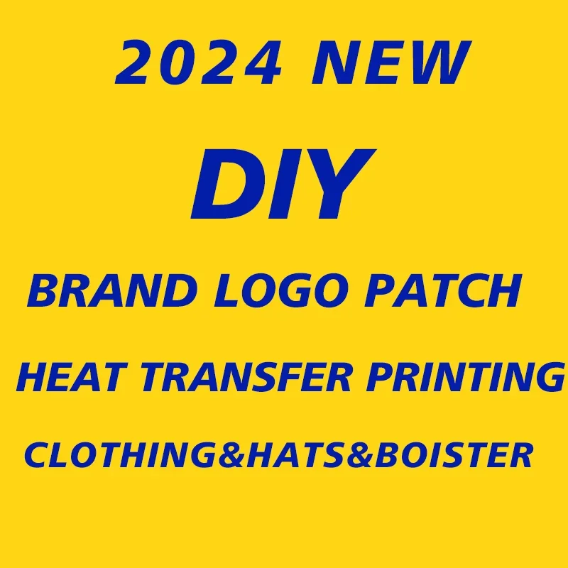 Customized logo hot stamping and heat transfer stickers for clothing DIY, washable clothing hot stickers, DTF color vinyl