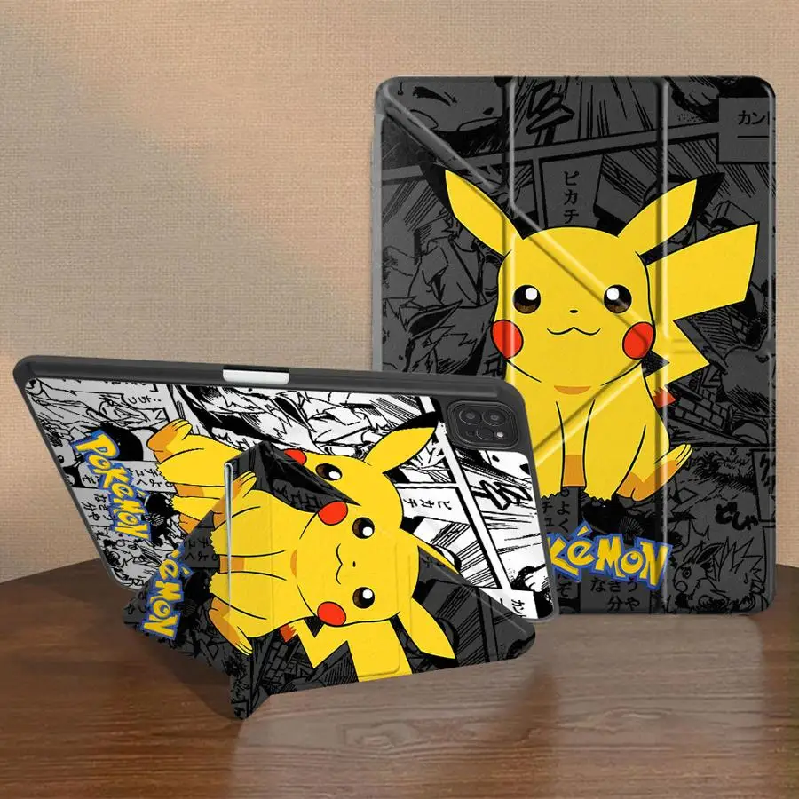 Pokrowiec na tablet z motywem komiksów Pokemon, Pikachu, do iPad Mini 6 7 Air 4 5 M3 M2 1 2 M4 11 cali Pro 11. generacji 10. generacji 9. generacji 8. generacji 7. generacji 12.9 cala — zdjęcie produktu 6