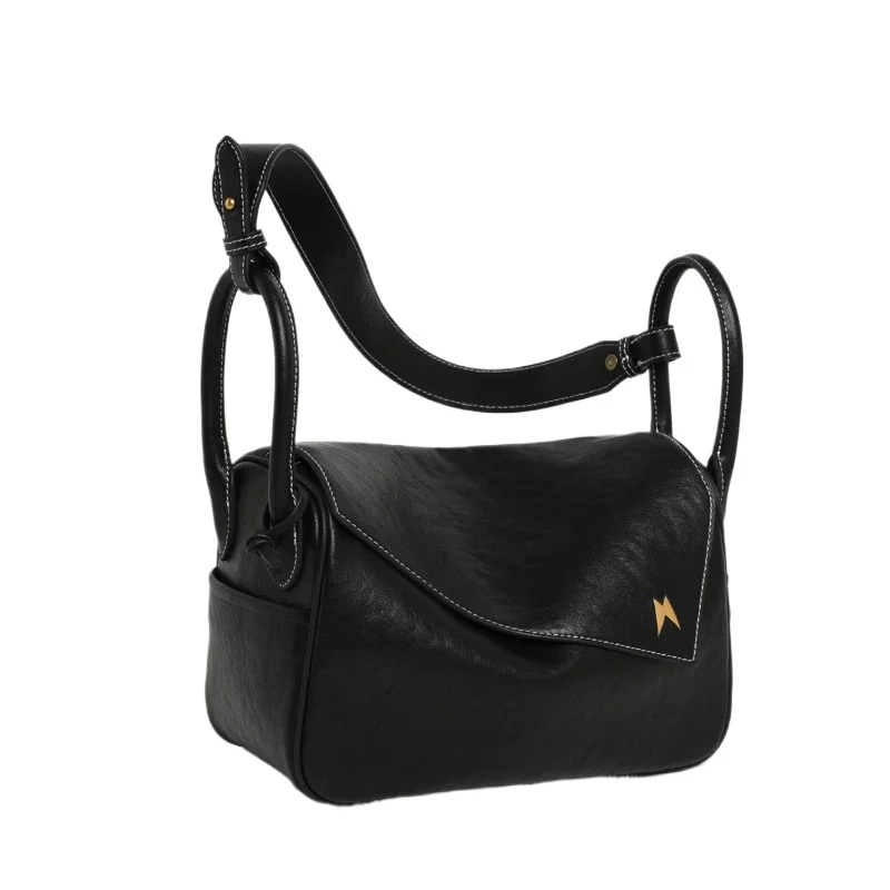 Minimalist Soft Shoulder Bag for Women Genuine Leather Everyday 2026 New Luxury Handbag Fashion Trend Large Capacity