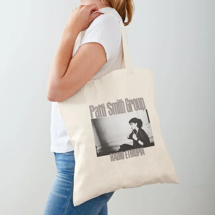 

Vintage Photography Patti Smith Radio Ethiopia Awesome Tote Bag bags for women hand bags Women's tote bag reusable shopping bag