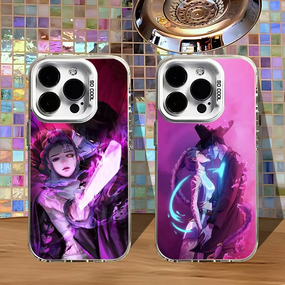 

Rujinu Rumi Jinu Phone Case For iPhone 16,15,14,13,12,11,Pro,XS,Max,Plus,Mini,SE4,E D-Demon H-Hunter White Matte Shockproof Case