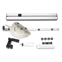 Mitre Gauge Angle Stop Highly Accurate Table Saw Kit with Adjustable Flip-Stop 450 mm