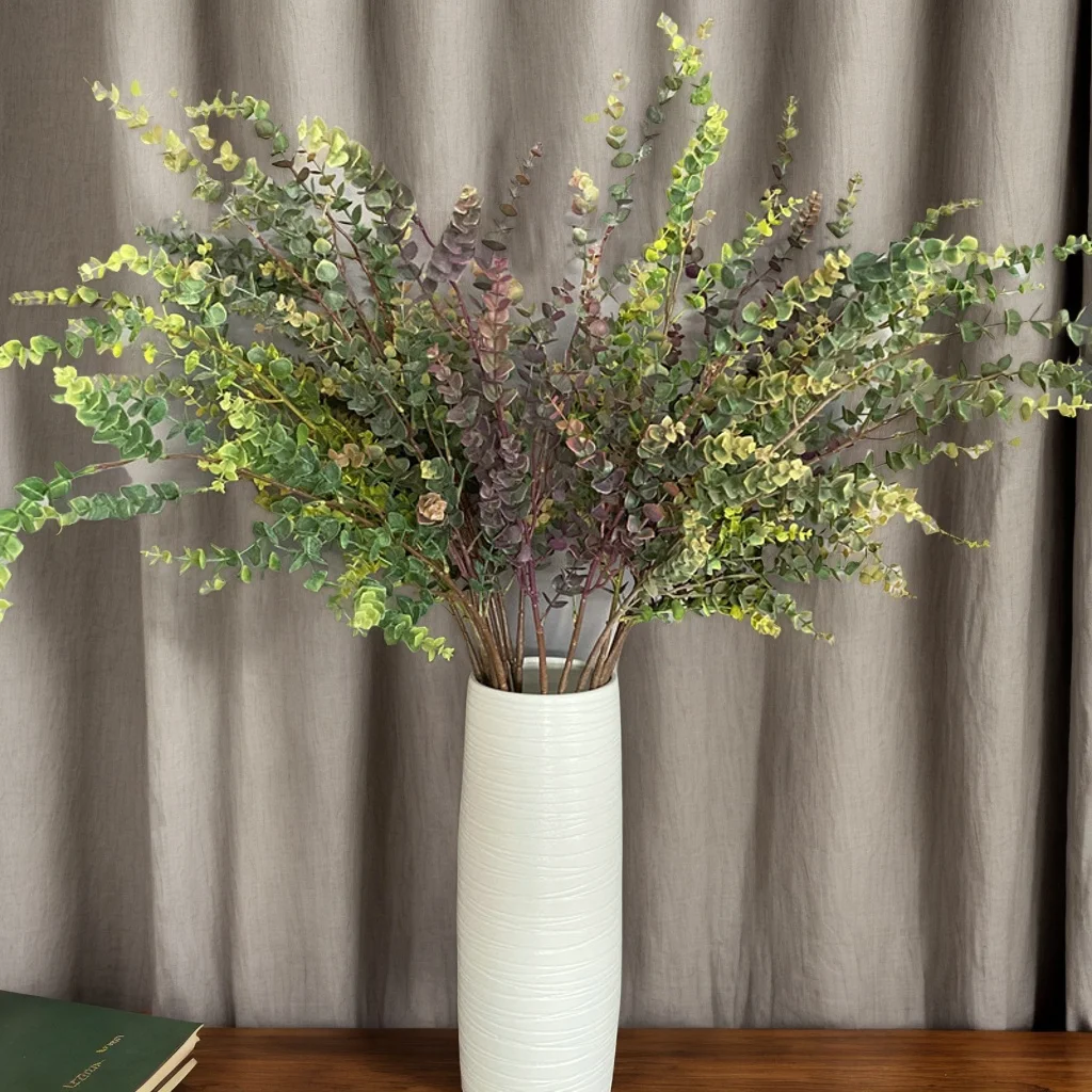 106cm Artificial Eucalyptus Stems Greenery Wedding Bouquet Floral Arrangement Fake Plants for Home Garden Desktop Decor