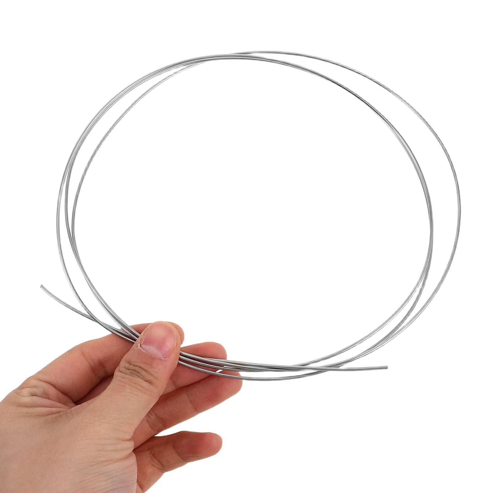 Basketball Net Stringing Rope Stainless Steel Wire Hoop Threading Frame Netting Easy Installation Adjustable Length