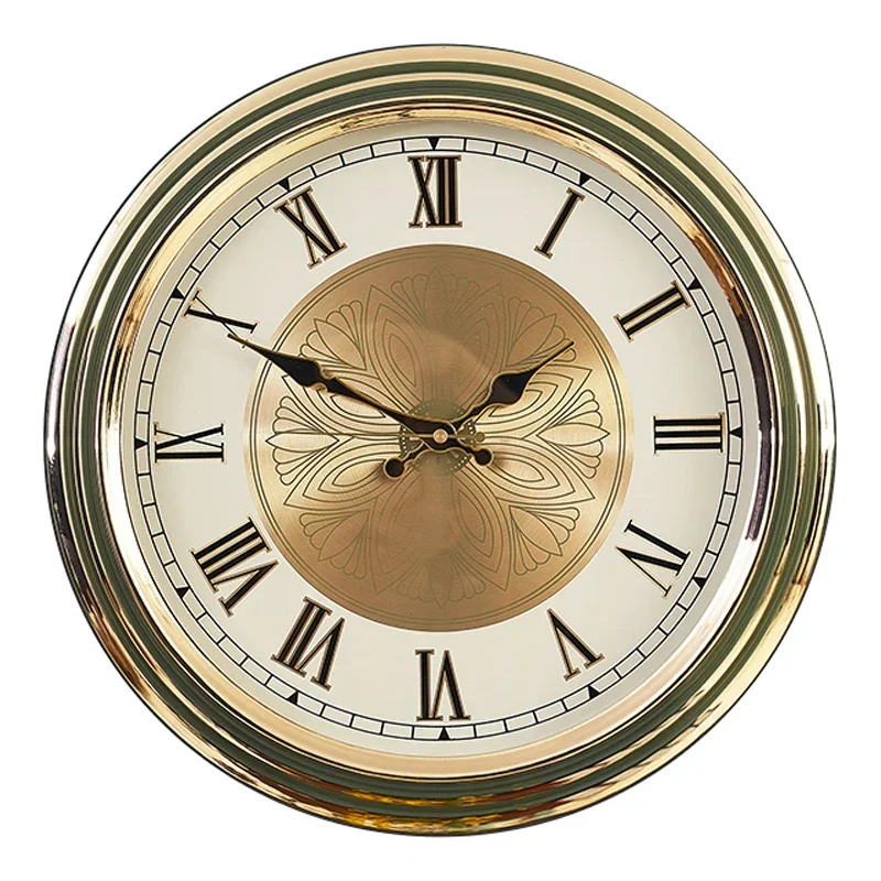Large Luxury Wall Clocks Metal Gold Silent Wall Watches Home Decor Copper Creative Modern Wall Clock Living Room Bedroom Gift