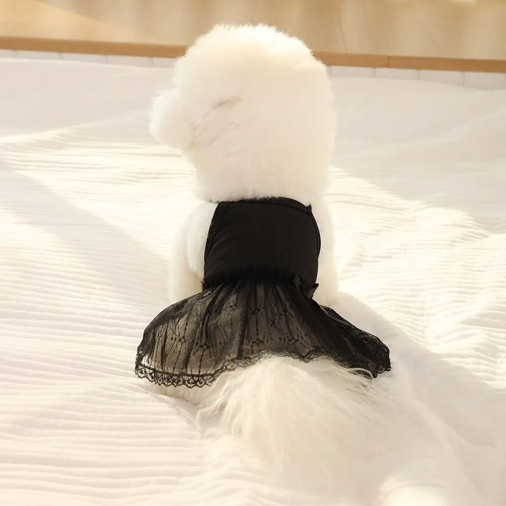 

Pet Supplies Lace Pet Princess Dresses Fashion Soft Dog Vest Breathable Thin Design Cat Suspender Skirt for Kittens Puppy