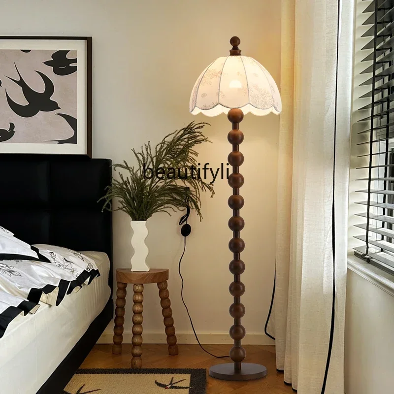 NQ52 Great discounts French antique floor lamp living room atmosphere light new Chinese retro high-end bedroom wabi sandy wind