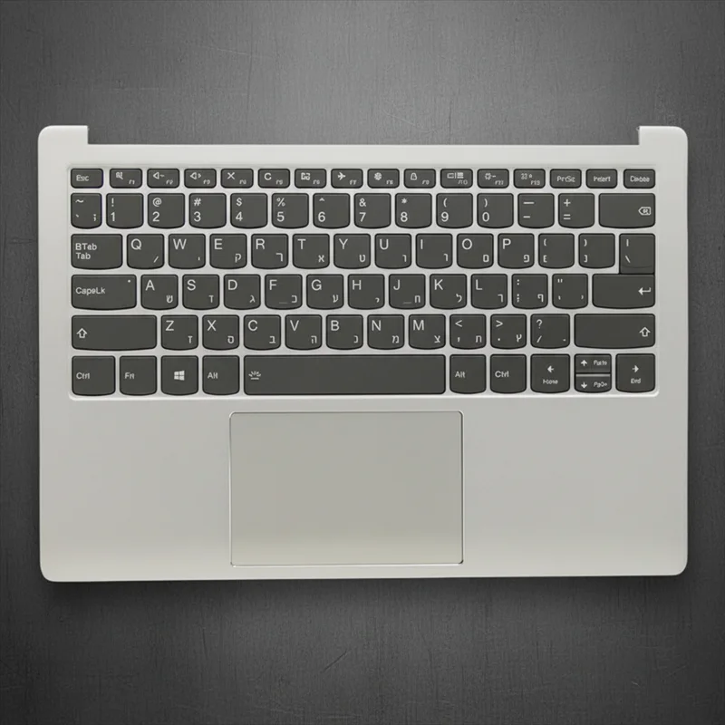 

Silver Upper Case Palmrest Shell Cover Backlit Keyboard For Lenovo Ideapad S540 13 13IML 13API 13ARE 13ITL 5CB0W43724 5CB0W43713