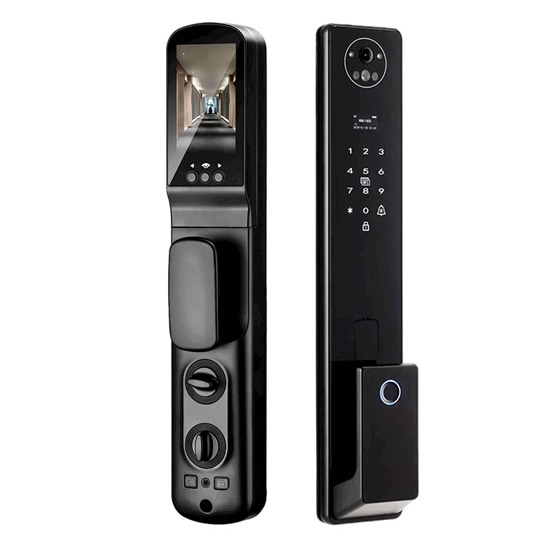 

Высокозащищенный умный замок с удаленной разблокировкой через Wi-Fi, приложением, сканером отпечатков пальцев и камерой