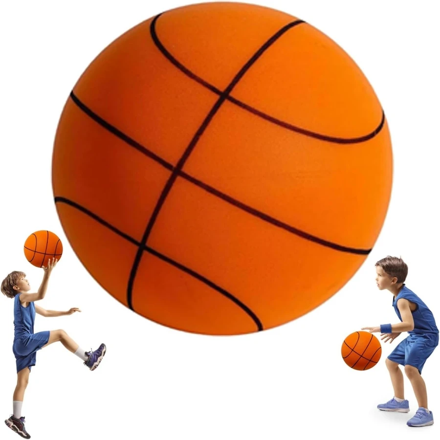 Balle de basket-Ball en mousse silencieuse pour enfants, jouet rebondissant doux et sûr, sans bruit, entraînement à domicile